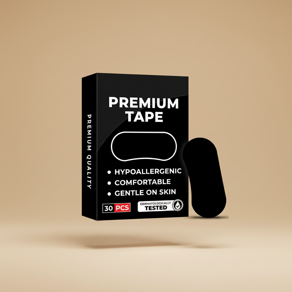 Mouth tape product beige